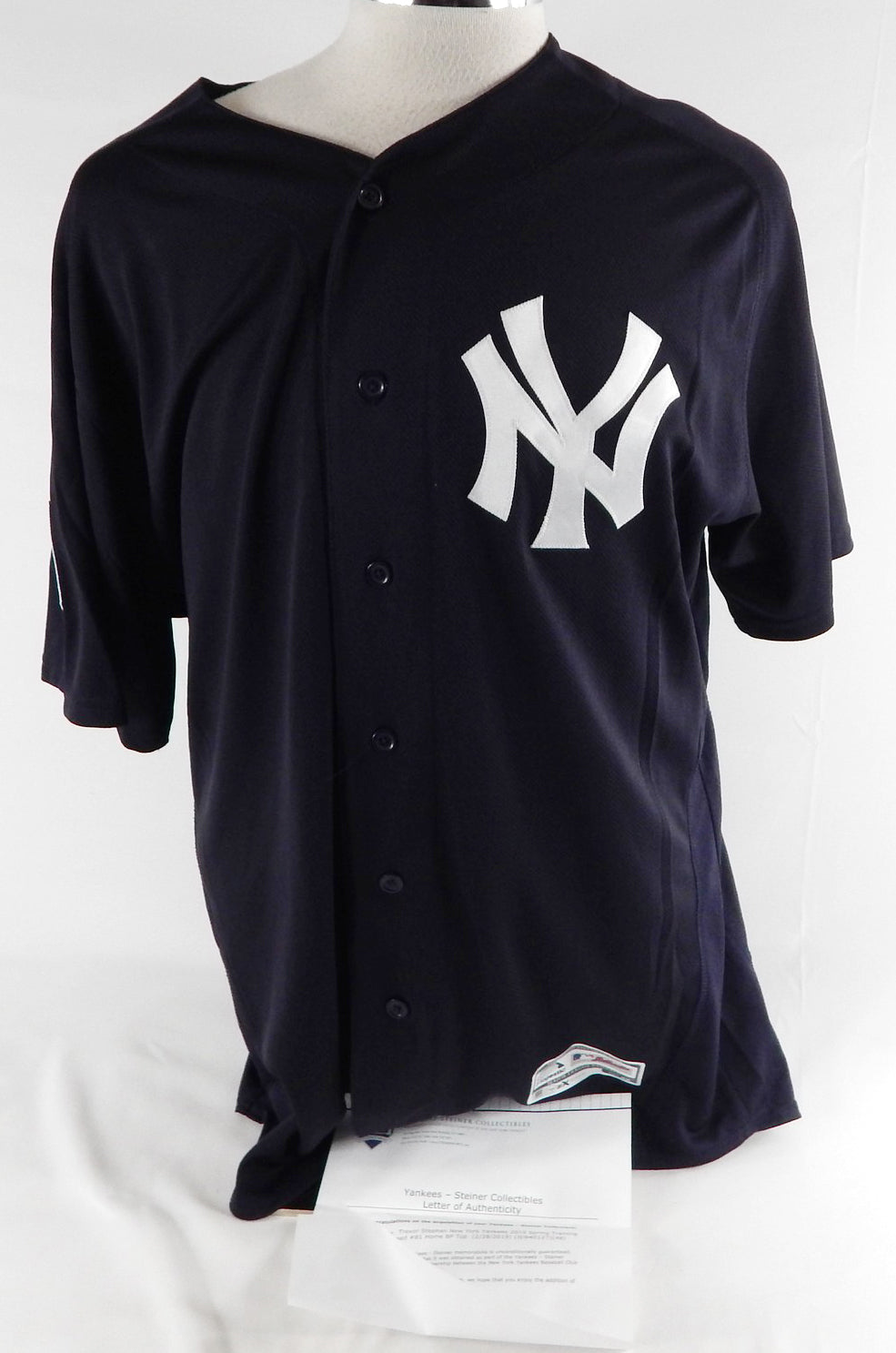 2019 New York Yankees Trevor Stephan #81 Game Used Navy Jersey ST P 48 538