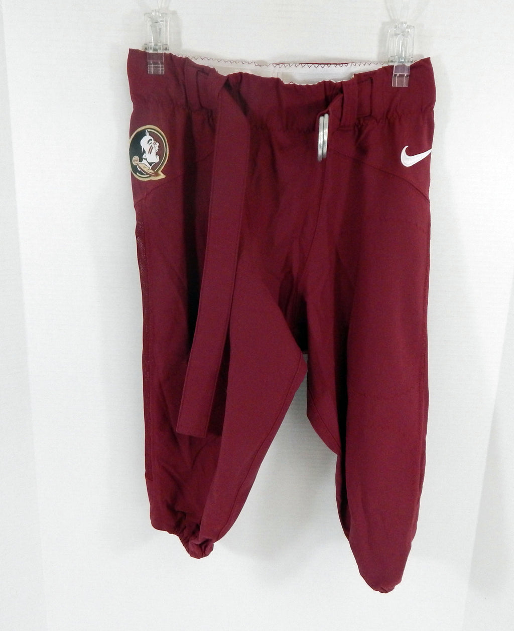 2022 Florida State FSU Seminoles Max Larson #128 Game Used Red Pants 32 DP63439