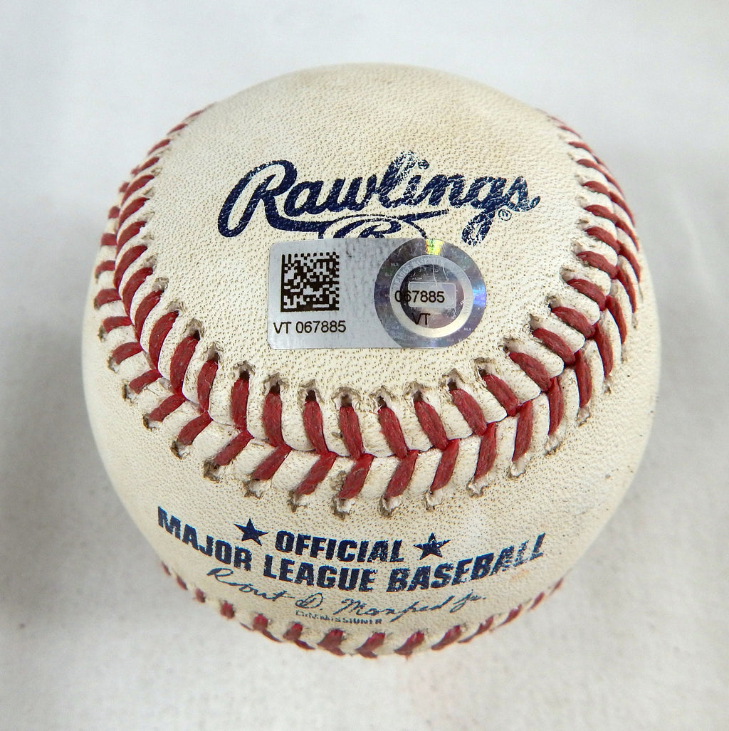 2022 Reds Pirates Game Used Baseball Luis Castillo Jack Suwinski Foul DP73535