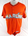 2012-18 Miami Marlins Lara #9 Game Used Orange Jersey 44 017