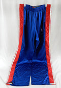 2001-04 Detroit Pistons #14 Game Used Blue Basketball Warm Up Pants XL 99