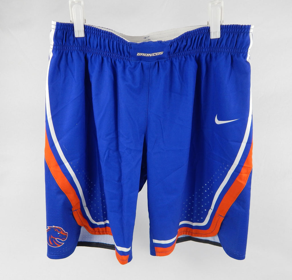 2019-20 Boise State Broncos #3 Game Used Blue Shorts Basketball M 421