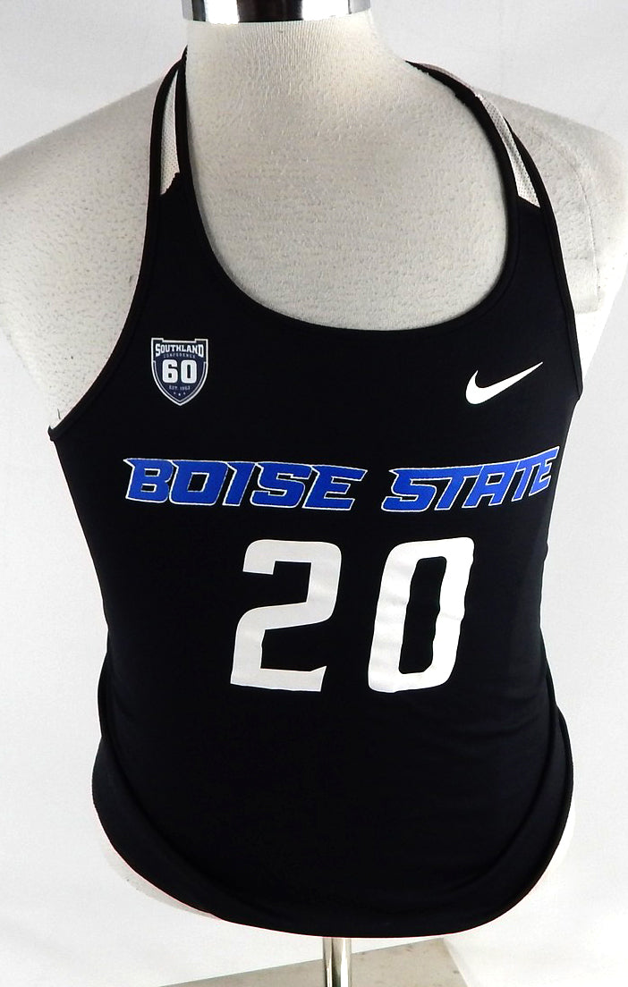 2018 Boise State Broncos #20 Game Used Black Jersey 60th P Beach Volleyball M 6