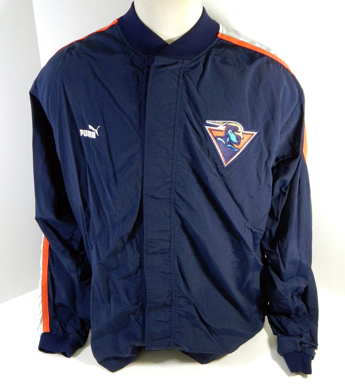 2000-01 Golden State Warriors Bob Sura #3 Game Used Navy Warm Up Jacket 46 184 Pic2