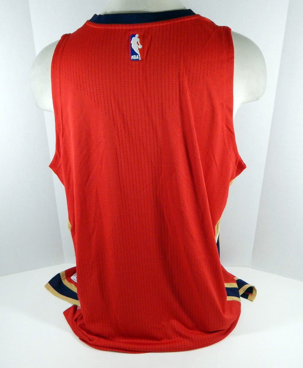 2014-15 New Orleans Pelicans Blank Game Issued Red Jersey 6XL4 711064S Pic2