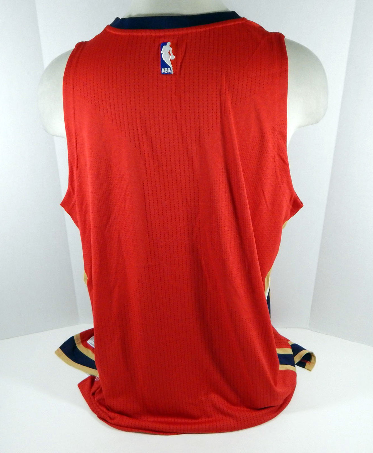 2014-15 New Orleans Pelicans Blank Game Issued Red Jersey 6XL4 711064S Pic2
