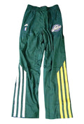 Utah Jazz Adidas NBA Authentics Team Issued Warm Up Pants 3XL +6" Green New