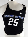 2013 Boise State Broncos #25 Game Used Black Jersey Beach Volleyball S 927
