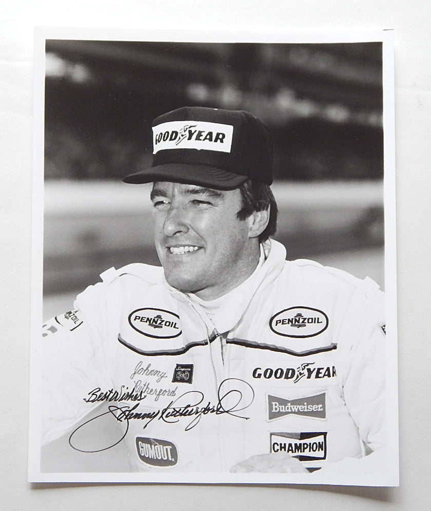 Johnny Rutherford Signed 8x10 Photo Indycar F1 Auto Autograph
