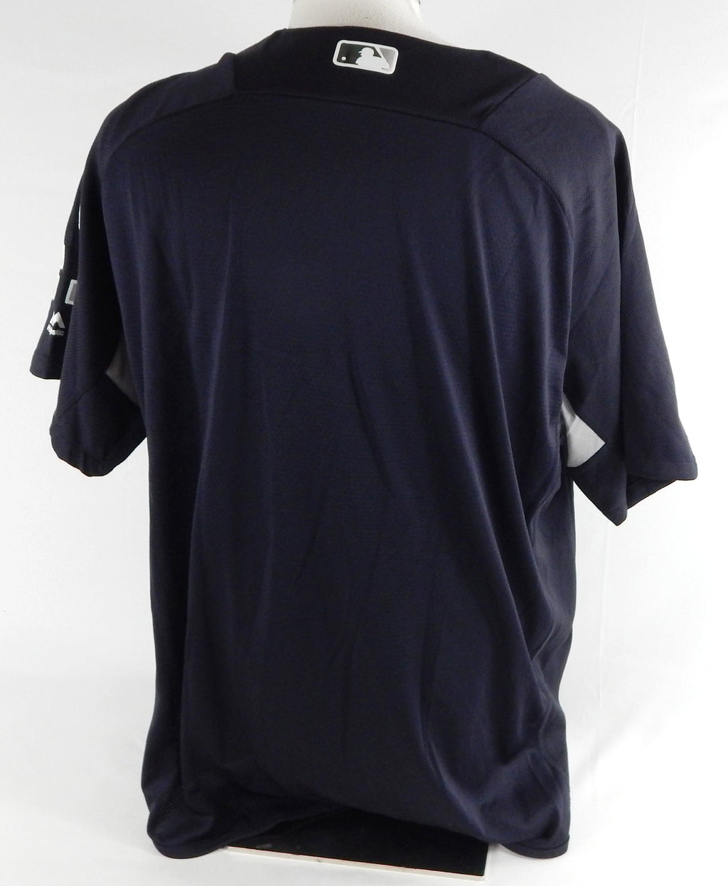 2018 New York Yankees Jordan Montgomery #47 Game Issued Navy Pullover Jersey 2 Pic2