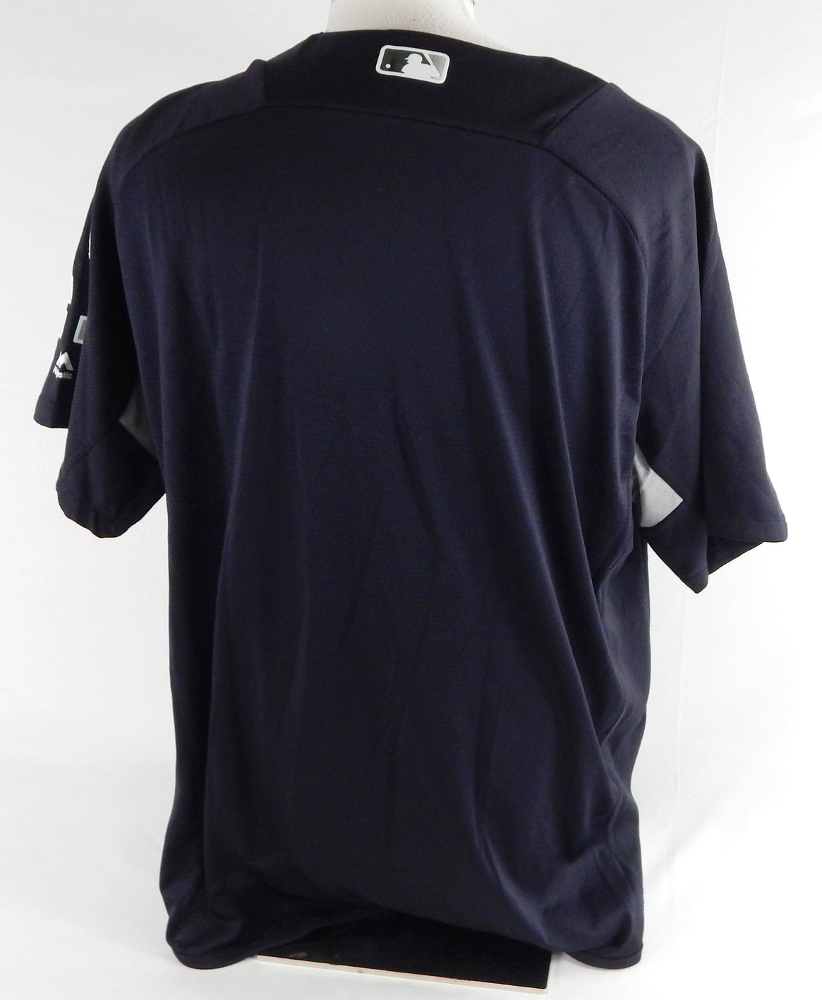 2018 New York Yankees Jordan Montgomery #47 Game Issued Navy Pullover Jersey 2 Pic2
