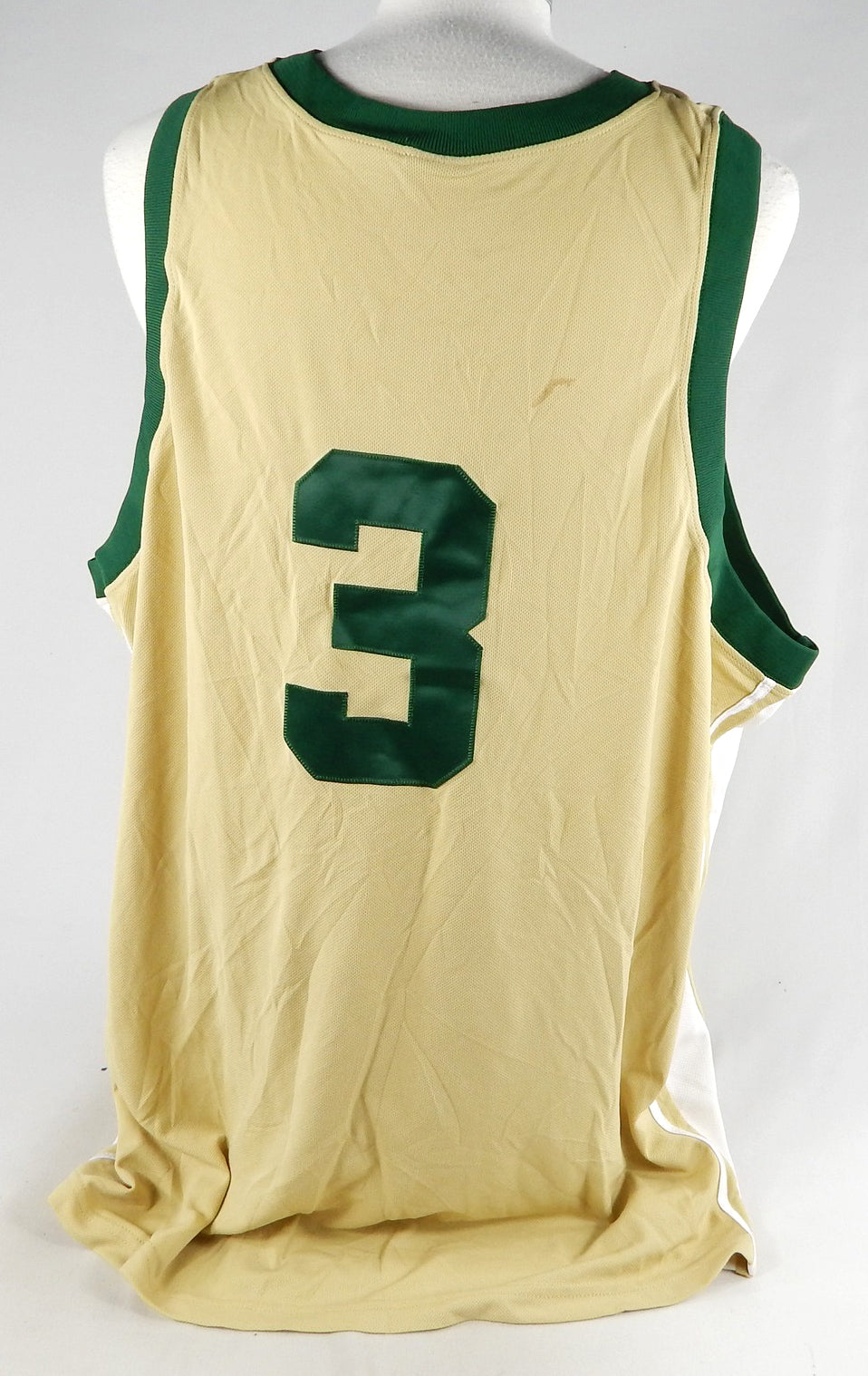 2000s UAB Blazers #3 Game Issued Gold Jersey XXL 422 Pic2