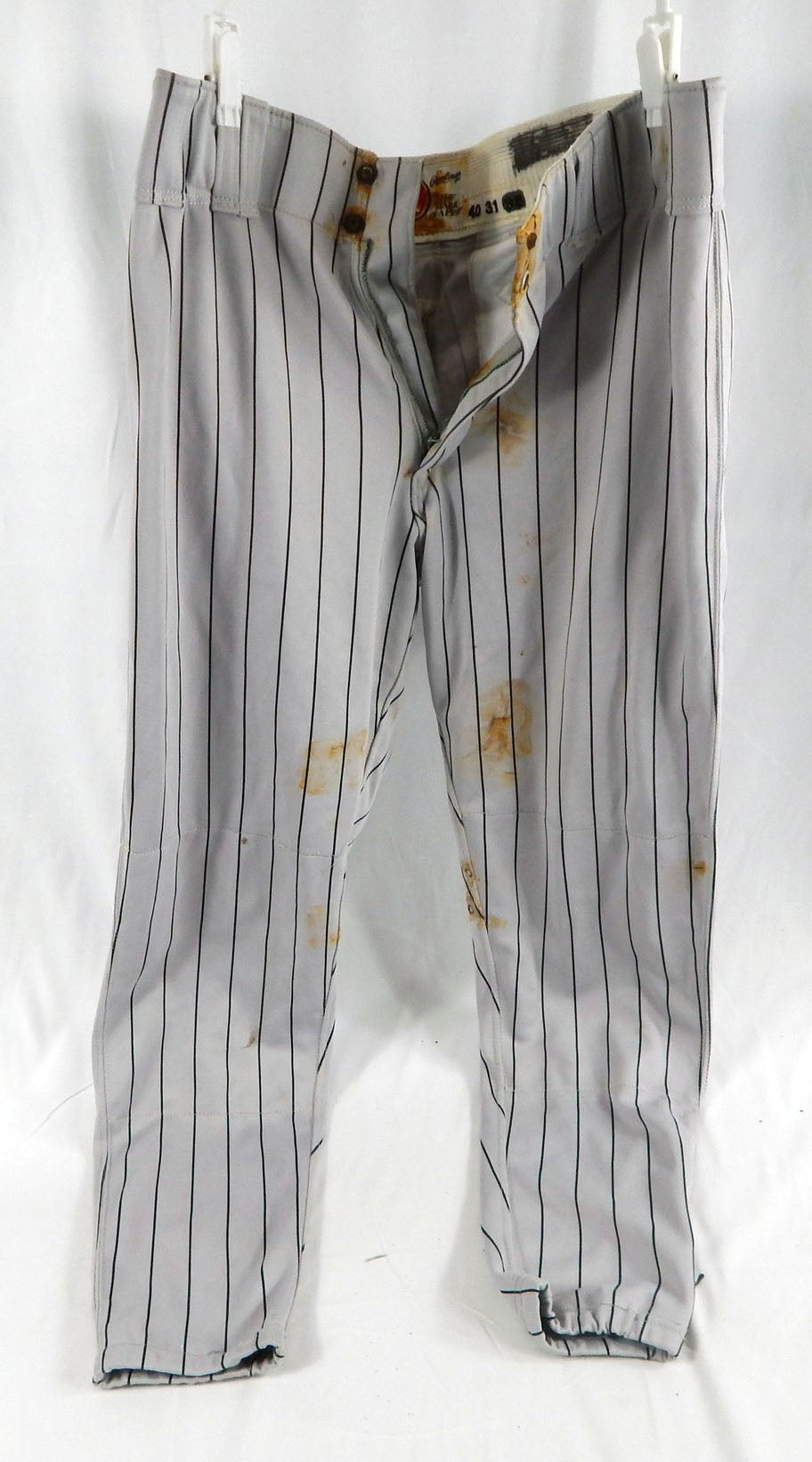 1998 Pittsburgh Pirates Game Used Grey Baseball Pants Size 40 703