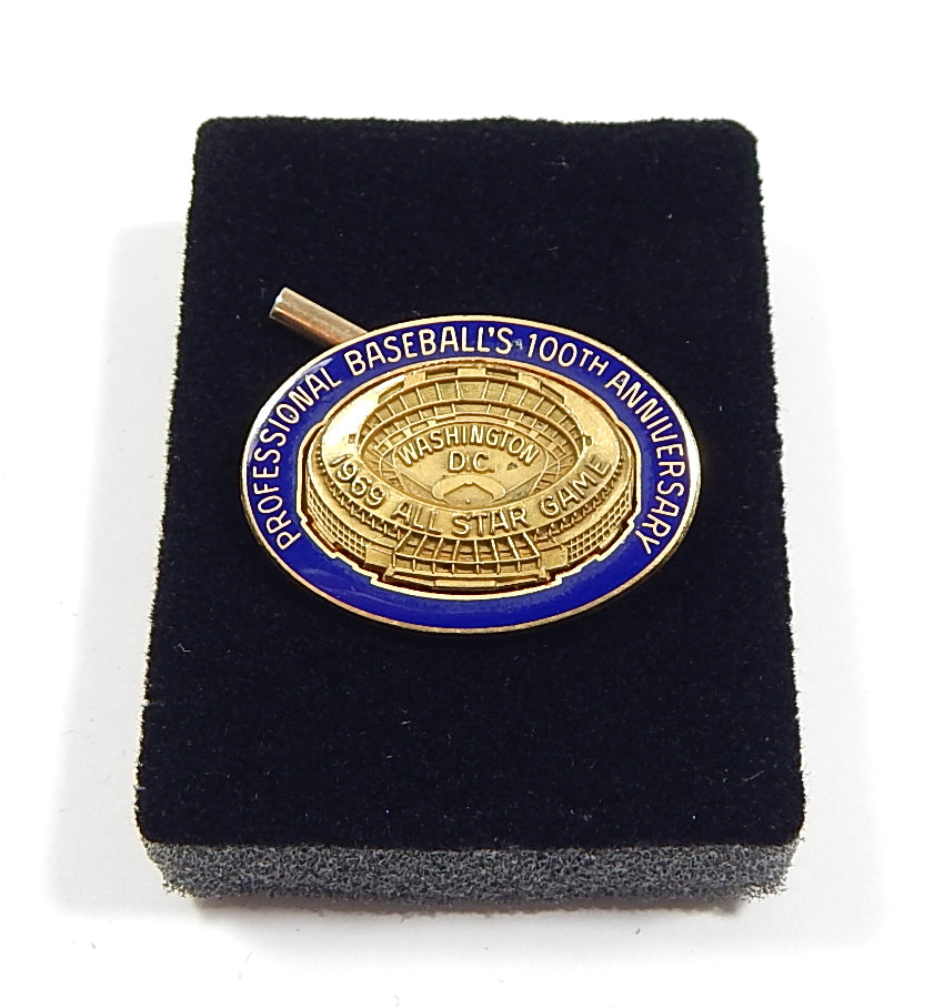 1969 Washington Senators MLB All Star Game Vintage Press Pin In Case