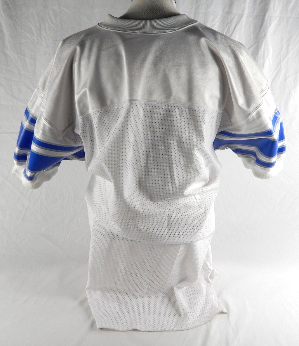 1999 Detroit Lions Blank Game Issued White Jersey 50 999 Pic2