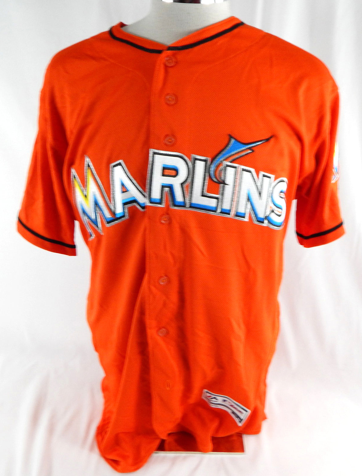 2017 Miami Marlins Cristhian Adames #26 Game Used Orange Jersey 46 DP113024