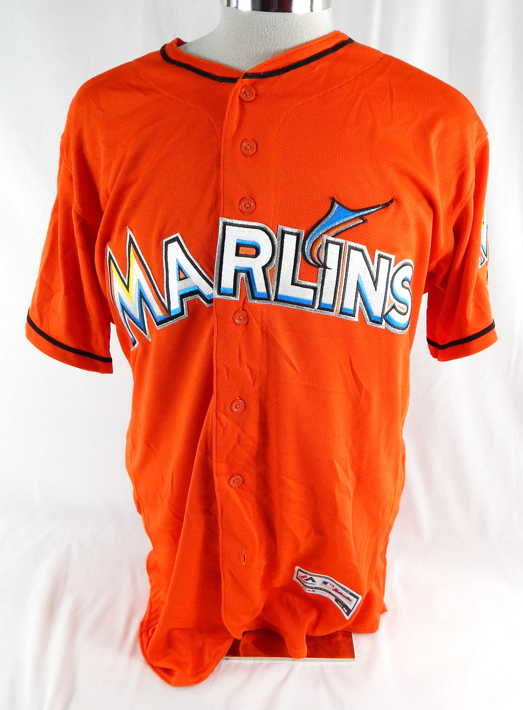 2017 Miami Marlins Cristhian Adames #26 Game Used Orange Jersey 46 DP113024 Pic2