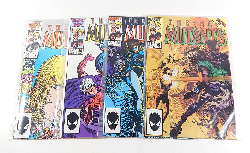 The New Mutants #1 30 36 40 45 46 + Annuals #1 2 Marvel Bronze Comic Lot VF/NM Pic2