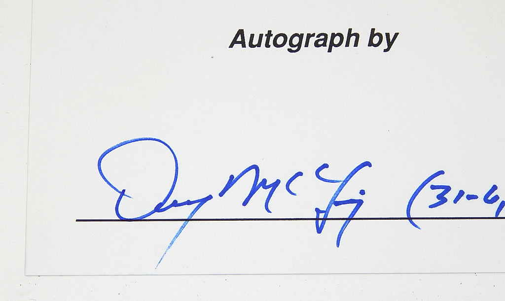 Denny McLain Detroit Tigers Signed Cut Auto Pic2