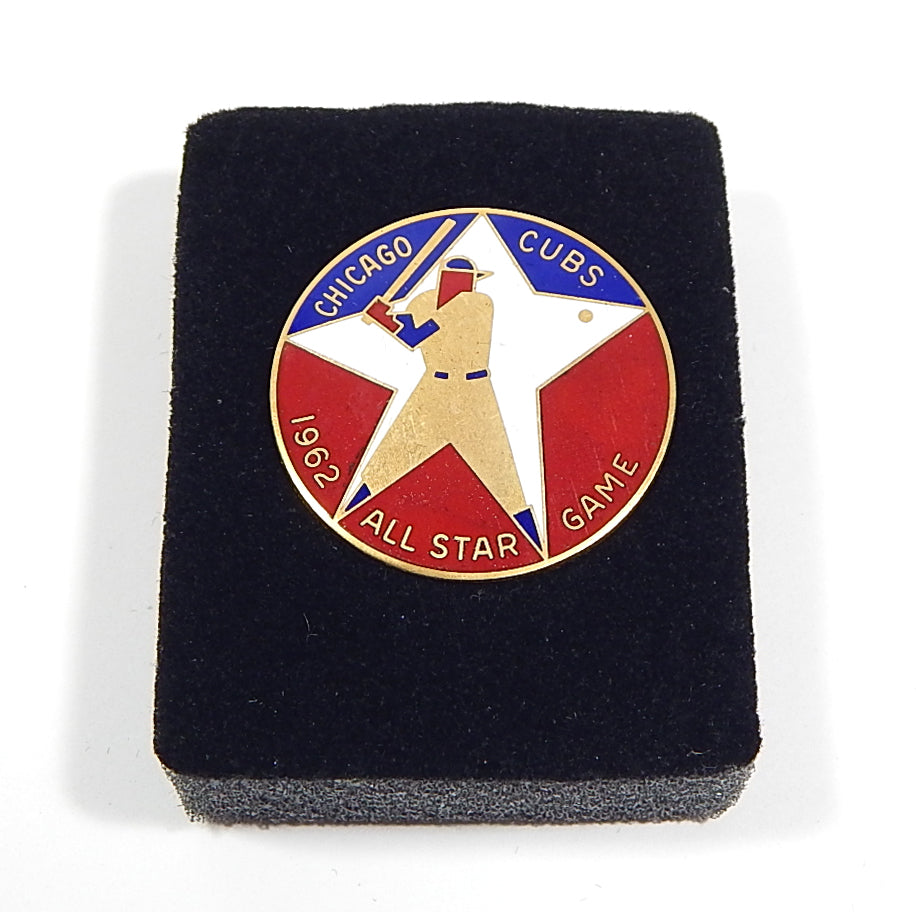 1962 Chicago Cubs MLB All Star Game Vintage Balfour Press Pin In Case