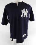 2018 New York Yankees Jonathan Holder #55 Game Issued Used Navy Pullover Jersey6