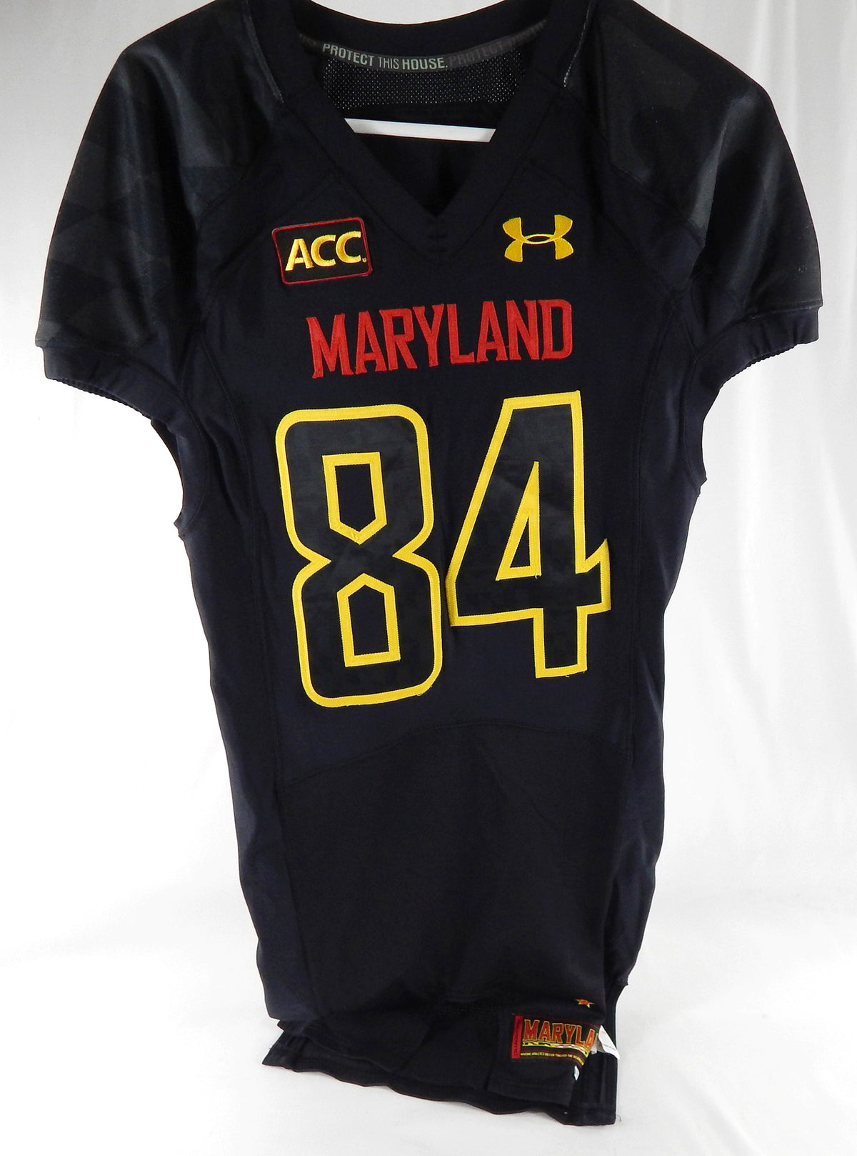 2012 Maryland Terrapins Amba Etta-Tawo #84 Game Used Black Jersey 42 583