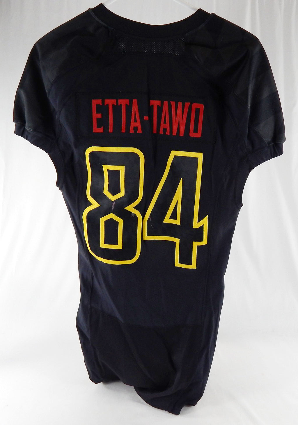2012 Maryland Terrapins Amba Etta-Tawo #84 Game Used Black Jersey 42 583 Pic2