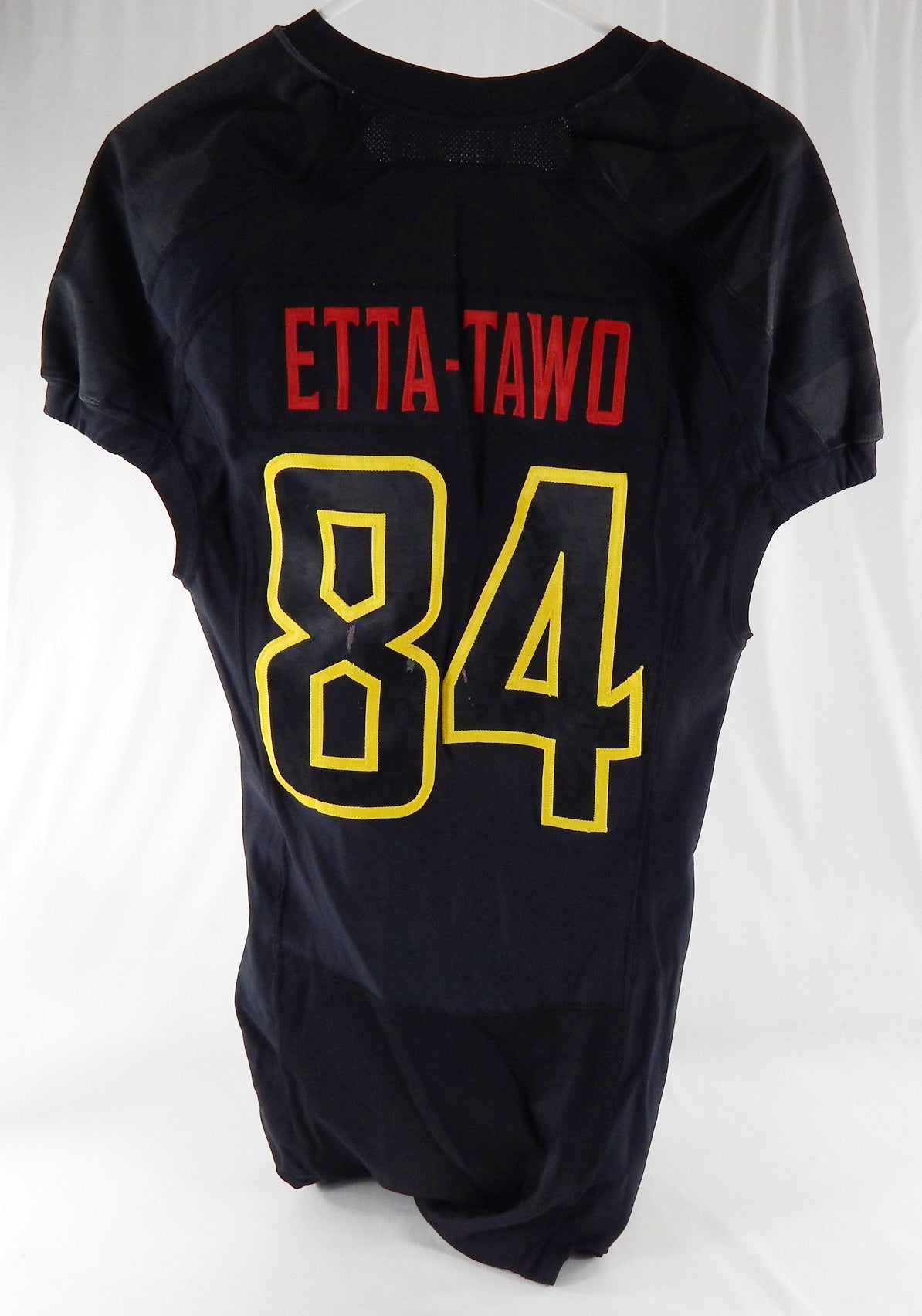 2012 Maryland Terrapins Amba Etta-Tawo #84 Game Used Black Jersey 42 583 Pic2