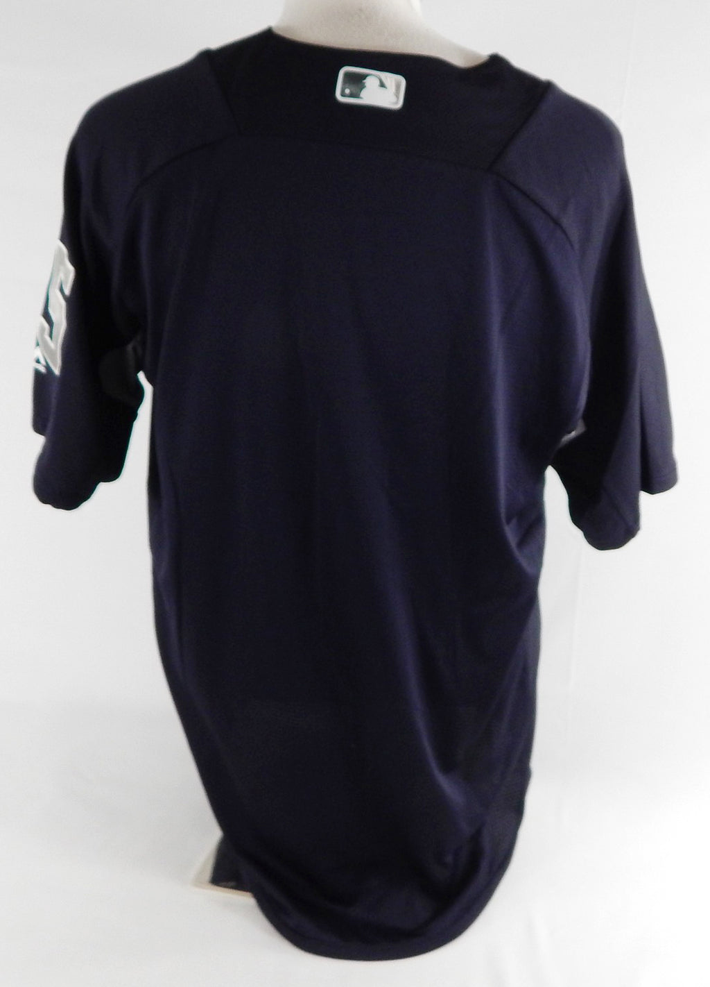 2018 New York Yankees Jonathan Holder #55 Game Issued Used Navy Pullover Jersey6 Pic2