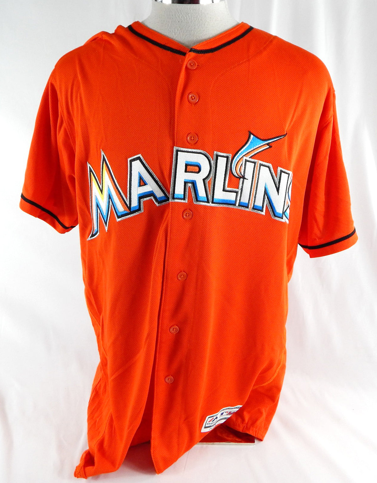 2012-18 Miami Marlins Campbell #35 Game Used Orange Jersey 48 DP113026 Pic2