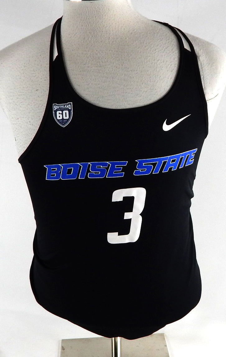 2018 Boise State Broncos #3 Game Used Black Jersey 60th P Beach Volleyball M 3