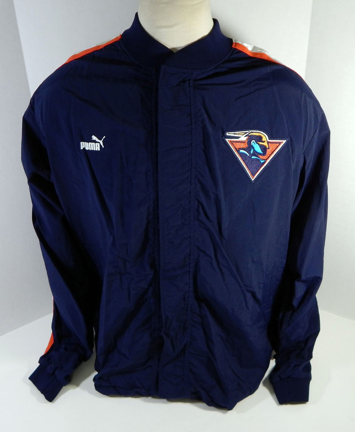1999-00 Golden State Warriors Donyell Marshall #5 Game Used Navy Warm Up Jacket