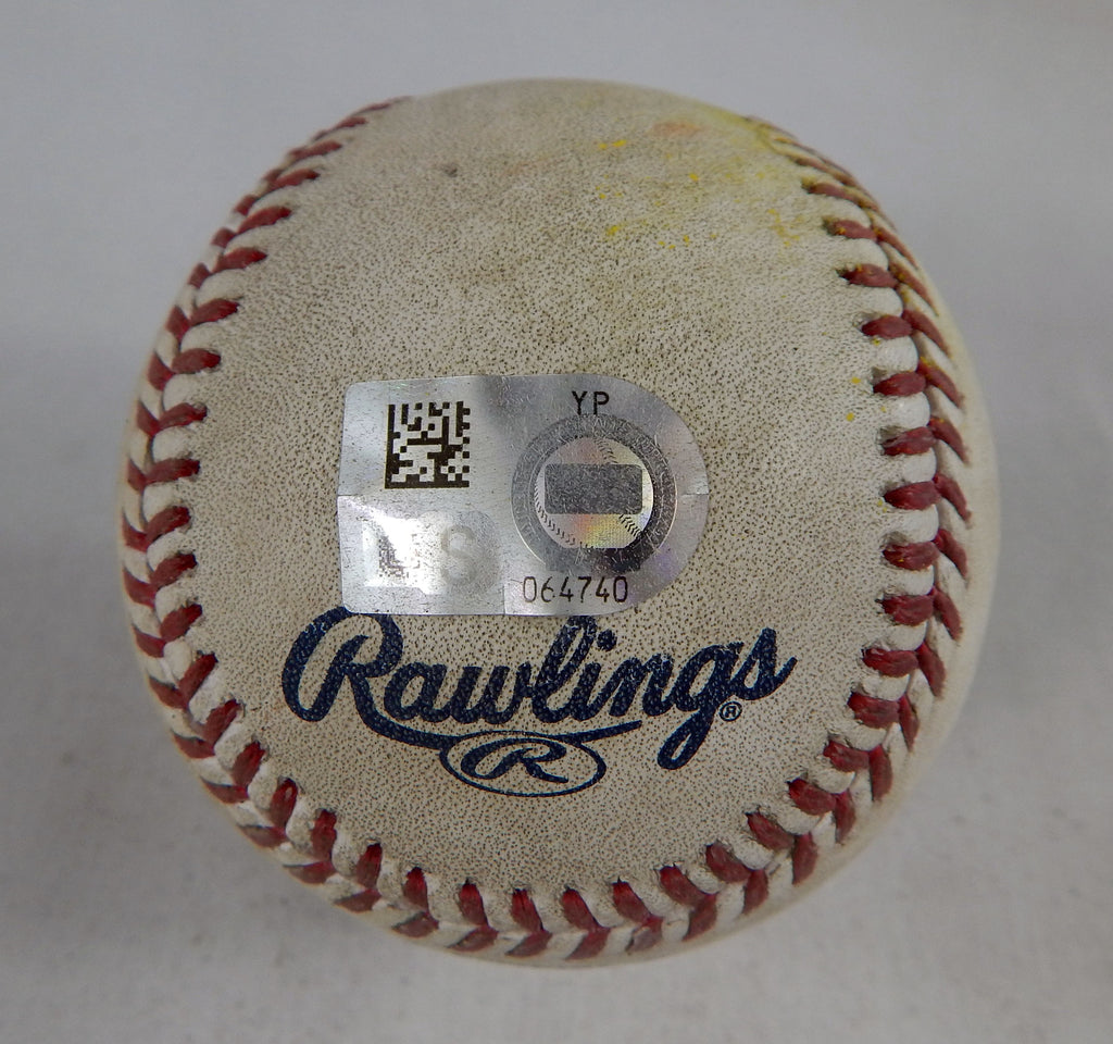 2022 Chicago Cubs Pirates Game Used Baseball Bryse Wilson P.J. Higgins Single 49