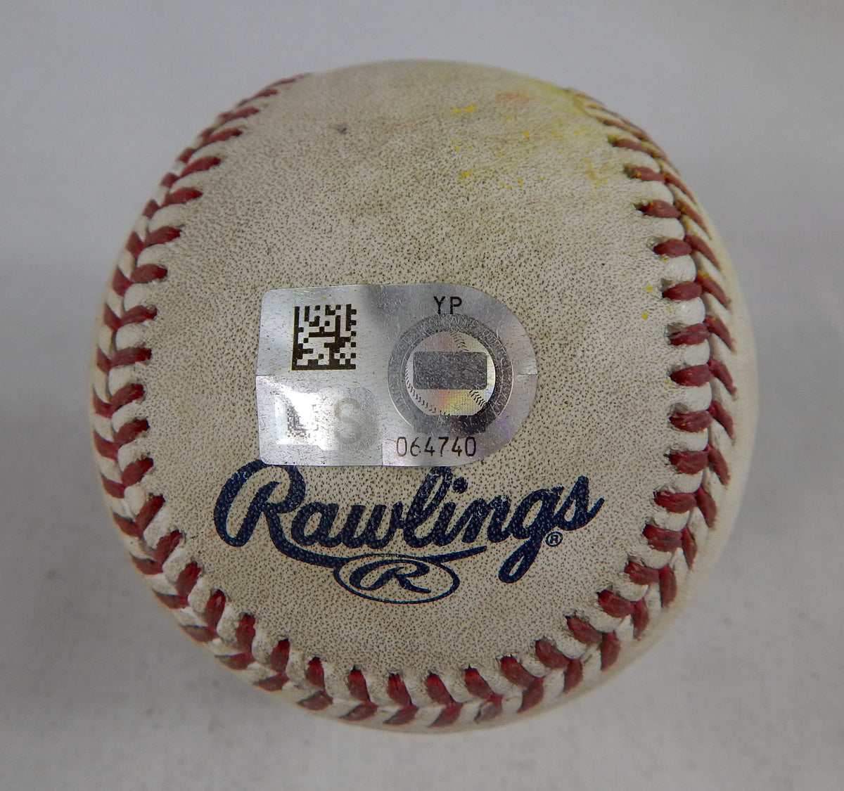 2022 Chicago Cubs Pirates Game Used Baseball Bryse Wilson P.J. Higgins Single 49