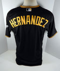 2013 Pittsburgh Pirates Anderson Hernandez # Game Issued Black Jersey PITT33181