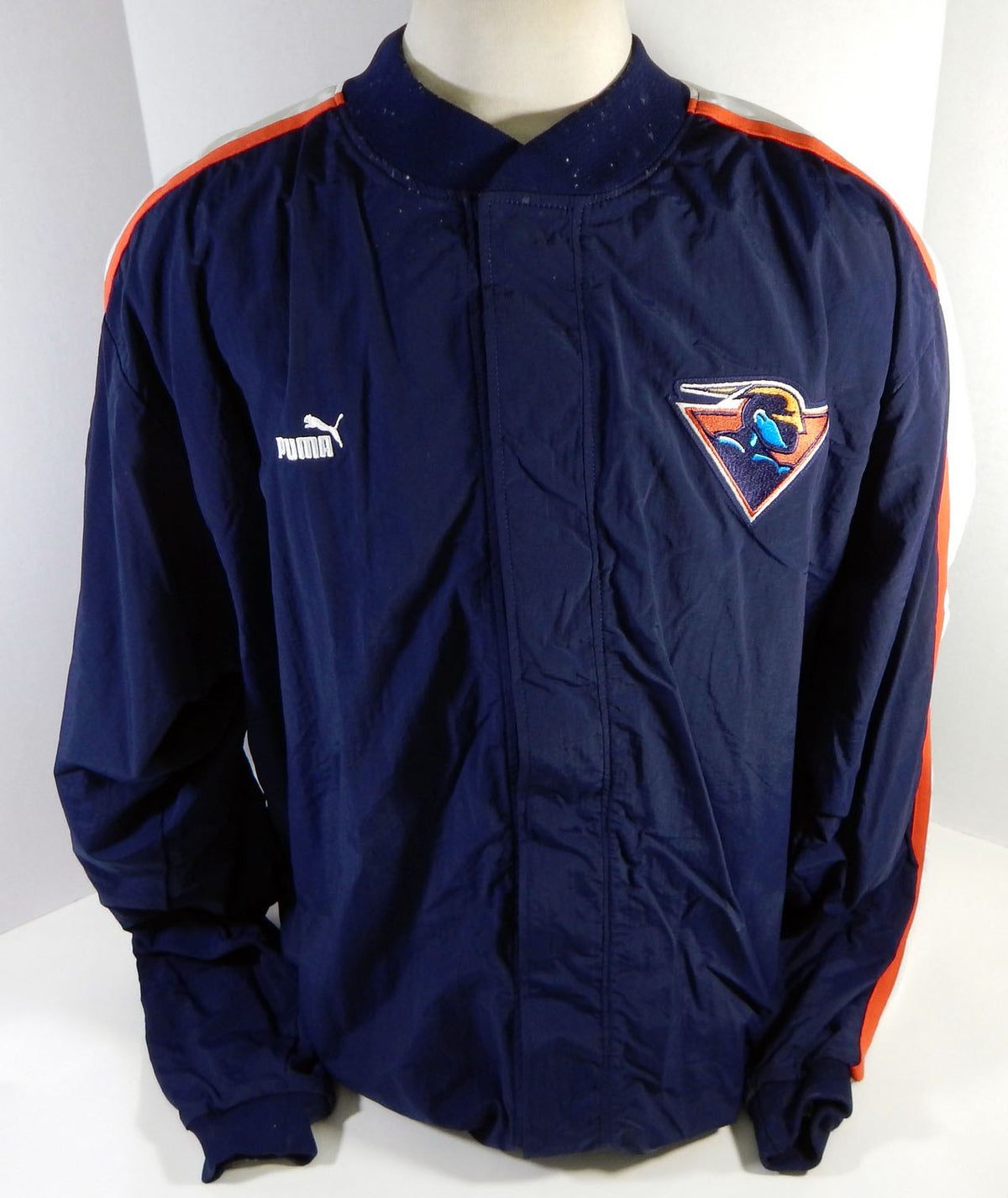 1999-00 Golden State Warriors Game Issued Navy Warm Up Jacket 50 191 Pic2