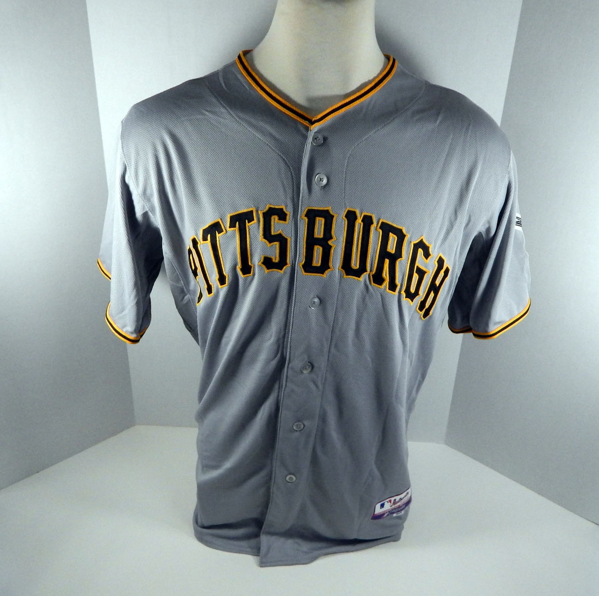 2013 Pittsburgh Pirates Anderson Hernandez # Game Issued Grey Jersey PITT33183 Pic2