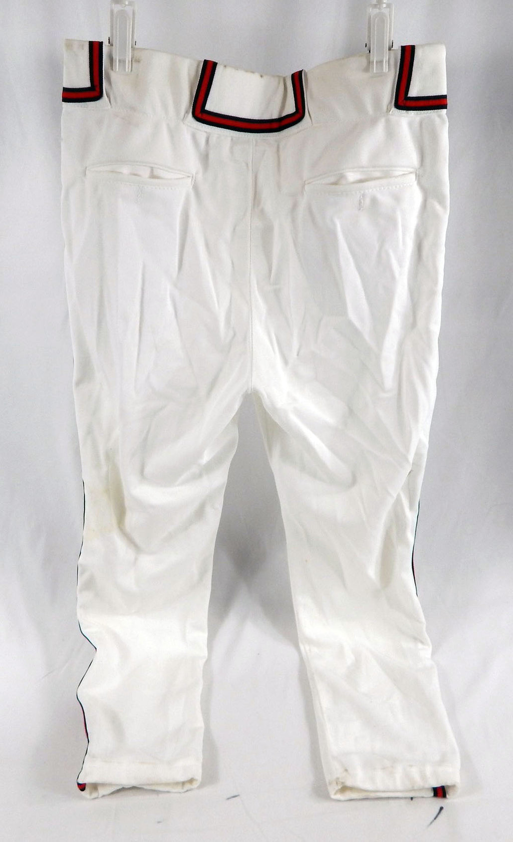 1990s Atlanta Braves Game Used White Baseball Pants Size 34 711 Pic2