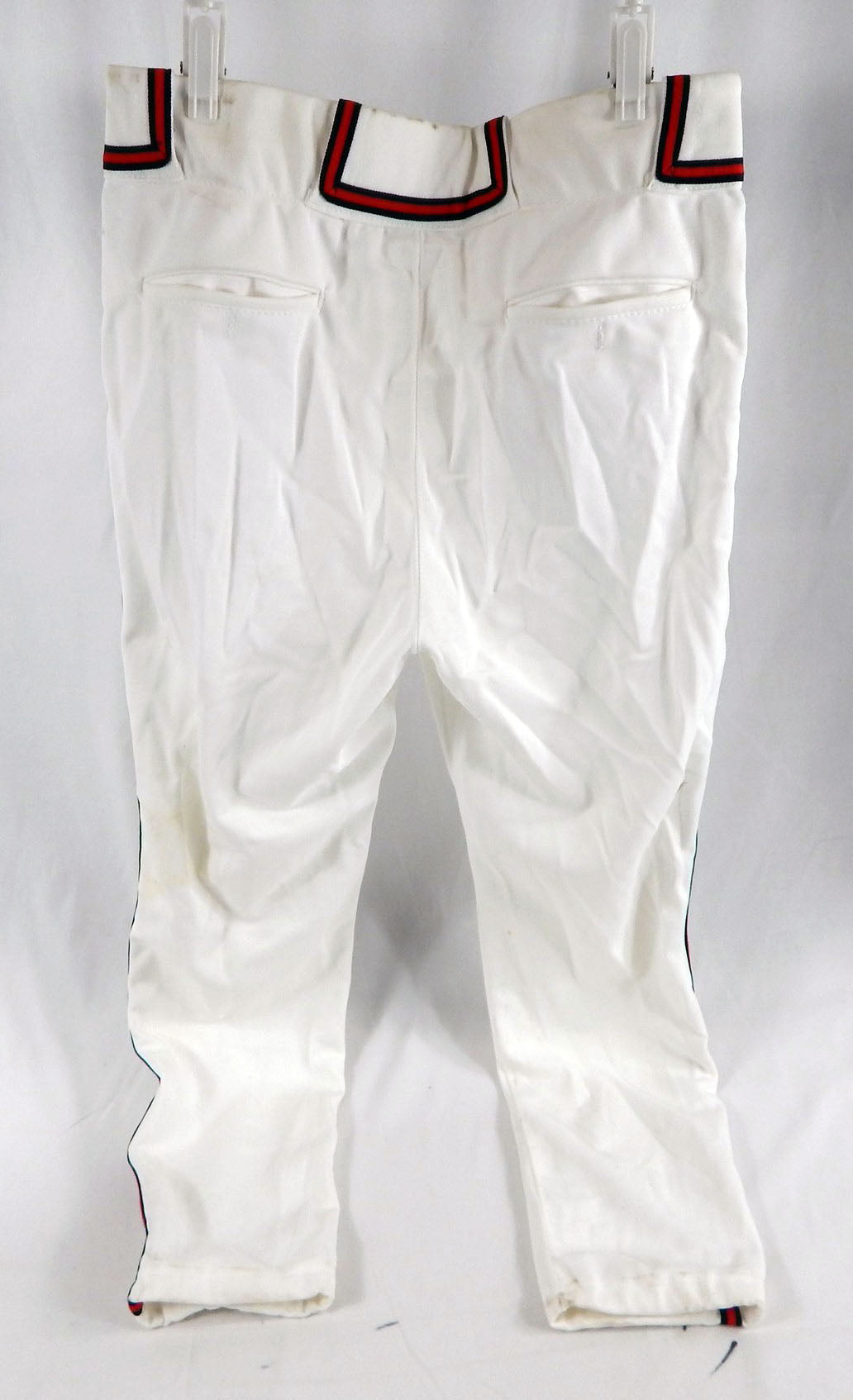1990s Atlanta Braves Game Used White Baseball Pants Size 34 711 Pic2