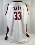 Alabama Crimson Tide Hill #33 Game Used White Jersey 50 DP15923
