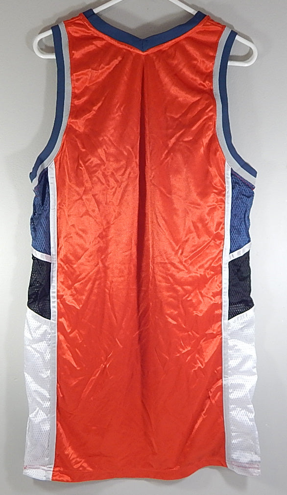 2008-09 Charlotte Bobcats Reebok Team Issued Blank Jersey Orange Stained 46 +4" Pic2