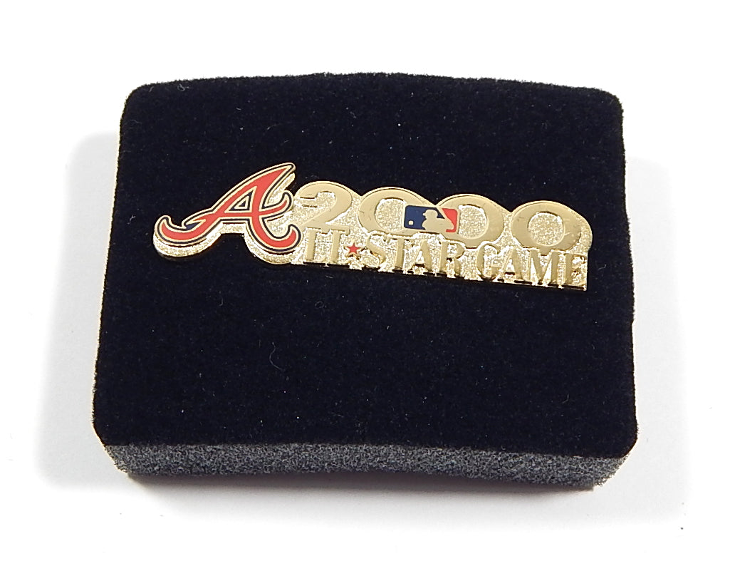 2000 Atlanta Braves MLB All Star Game Vintage Press Pin In Original Case
