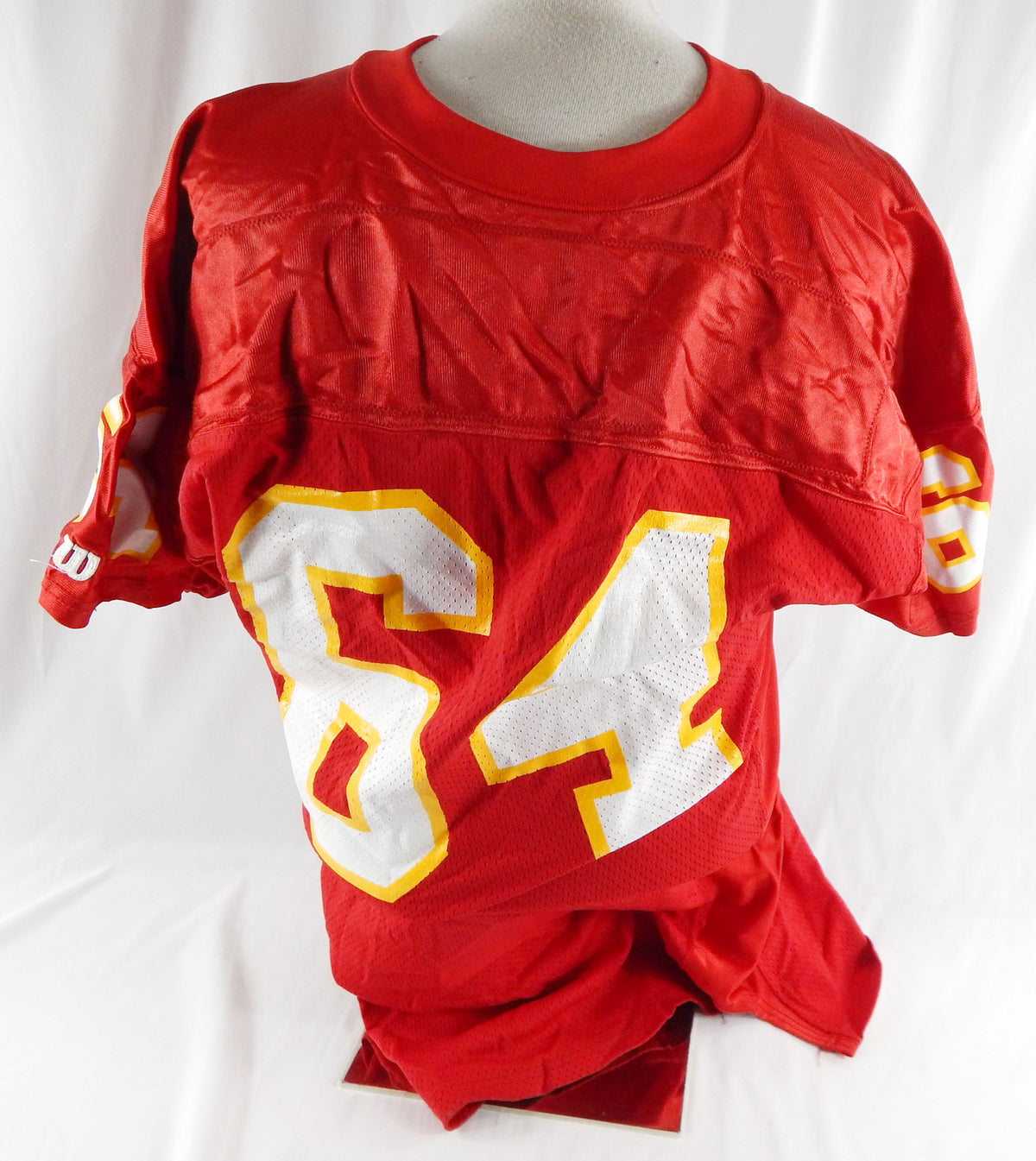 1992 Kansas City Chiefs #64 Game Issued Red Jersey 50 021 Pic2