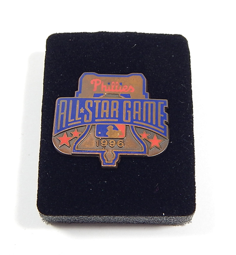 1996 Philadelphia Phillies MLB All Star Game Vintage Press Pin In Original Case