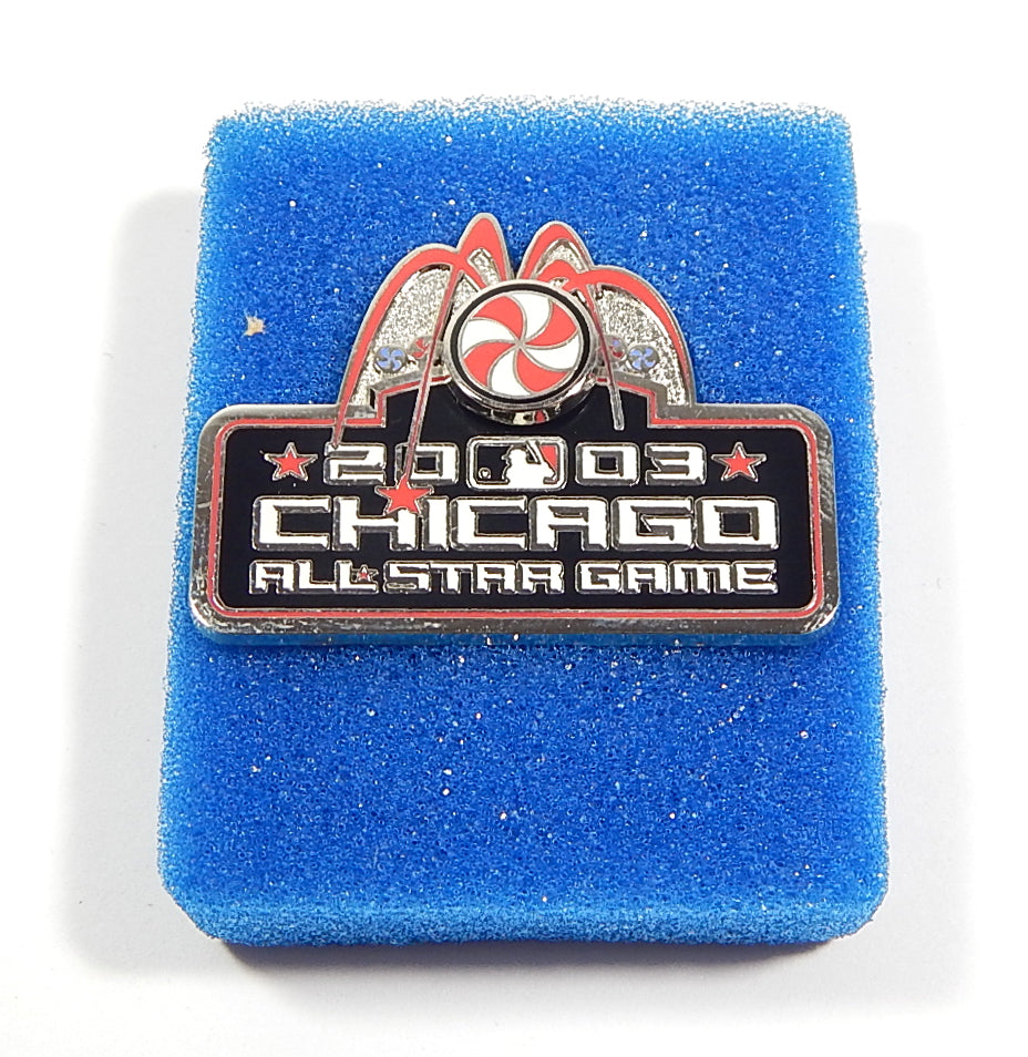 2003 Chicago White Sox MLB All Star Game Vintage Press Pin In Original Case