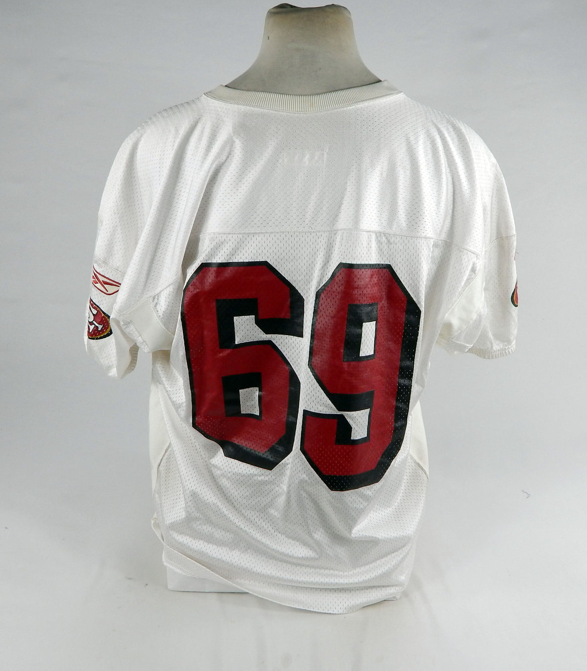 2005 San Francisco 49ers #69 Game Used White Practice Jersey 2XL 838 Pic2
