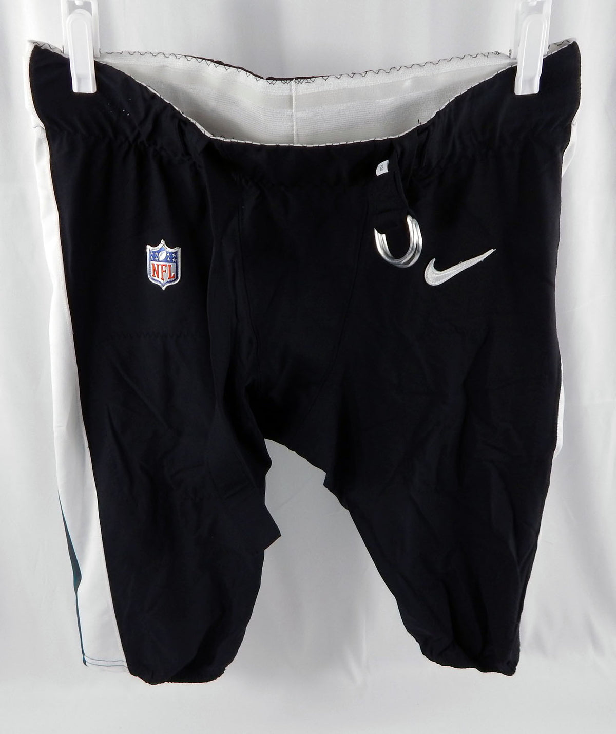 2024 Eagles Drew Kendall #66 Game Used Black Football Pants Size 40 392
