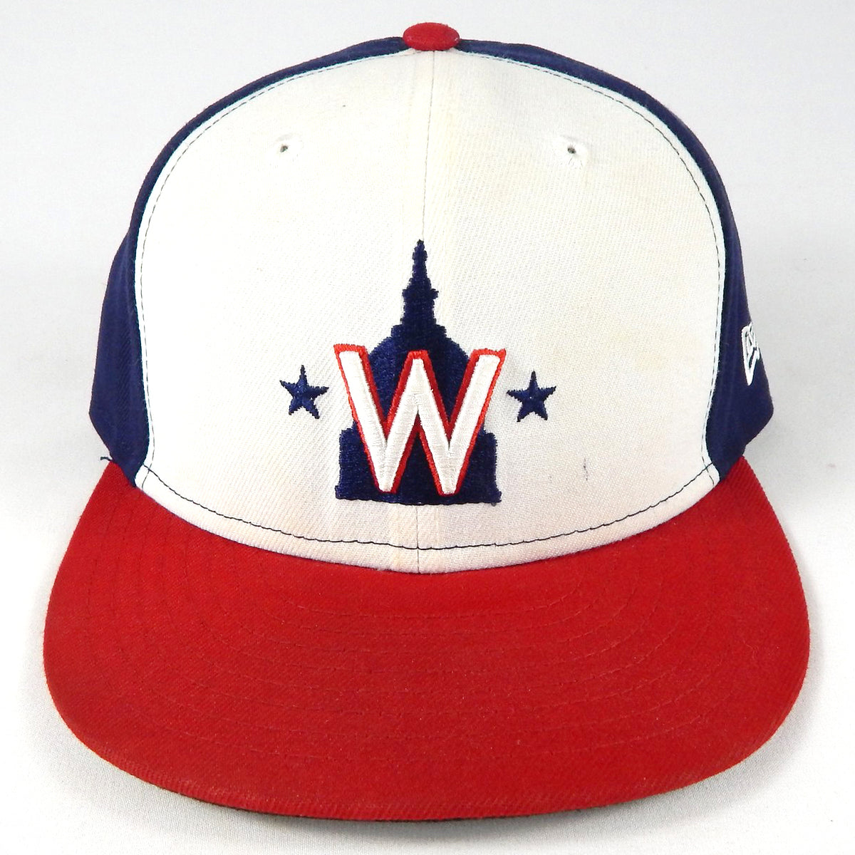2022 Washington Nationals Joan Adon #60 Game Issued Blue Hat Alternate 7-1/2 394