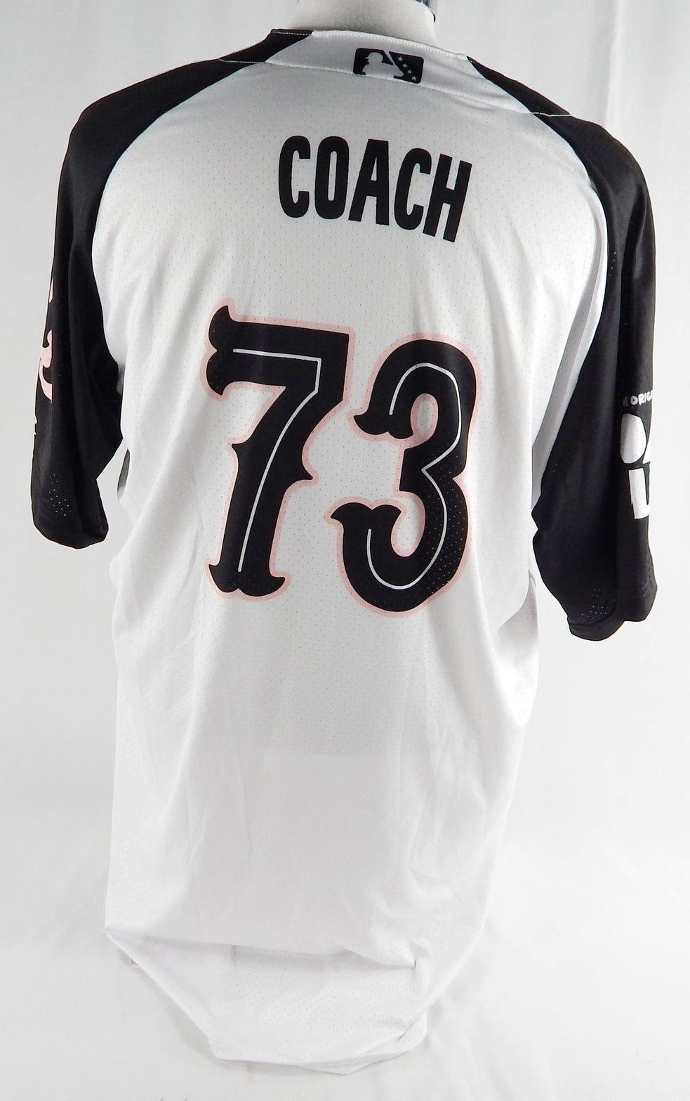 2024 Syracuse Mets #73 Game Issued Pos Used White Jersey Malmo Oat Milkers 48 43 Pic2