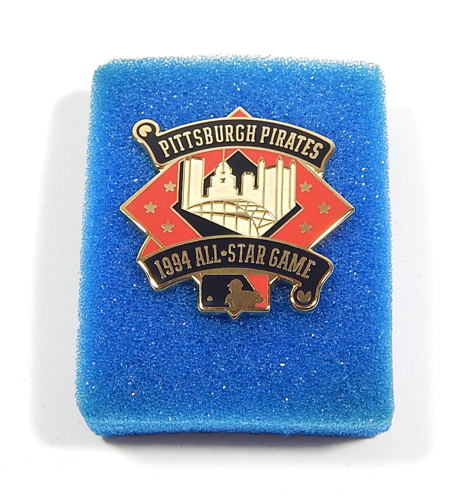1994 Pittsburgh Pirates MLB All Star Game Vintage Press Pin In Original Case